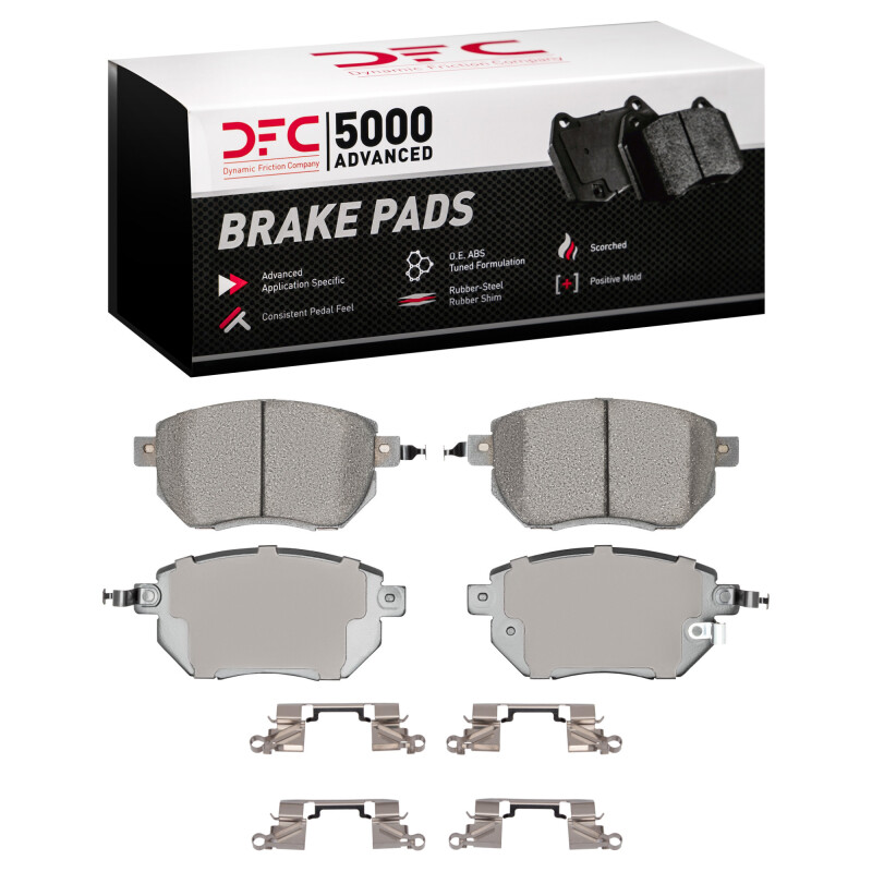 DFC 03-11 Infiniti FX35 Front 5000 Advanced Ceramic Brake Pads and Hardware Kit