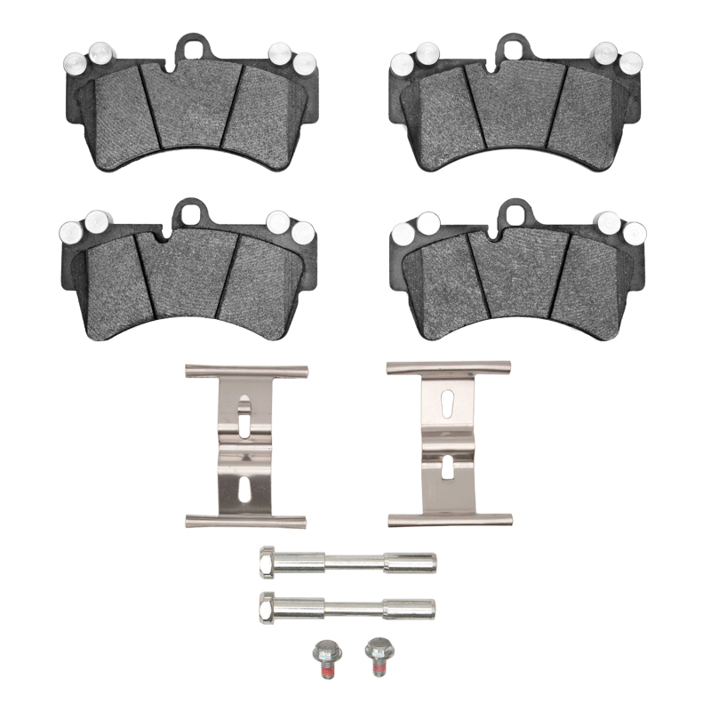 DFC 03-15 Audi Q7 Front 5000 Advanced Low Metallic Brake Pads and Hardware Kit