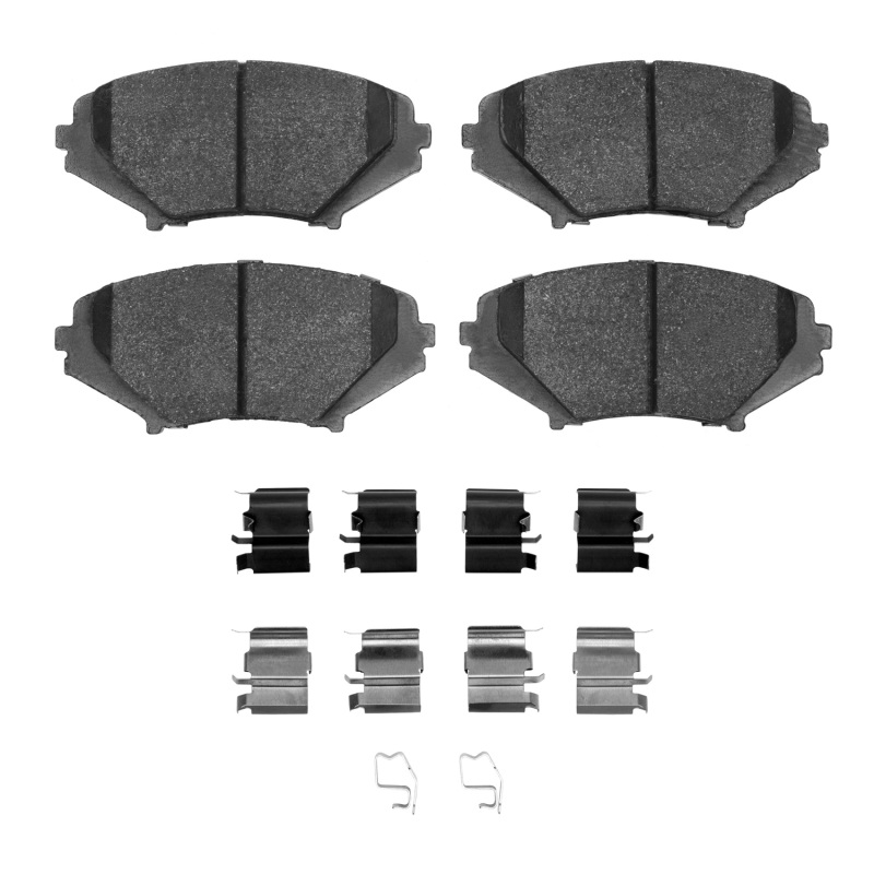 DFC 04-11 Mazda RX-8 Front 5000 Advanced Semi Metallic Brake Pads and Hardware Kit