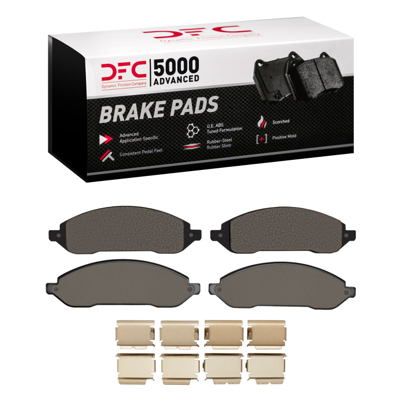 DFC 04-07 Ford Freestar Front 5000 Advanced Ceramic Brake Pads and Hardware Kit