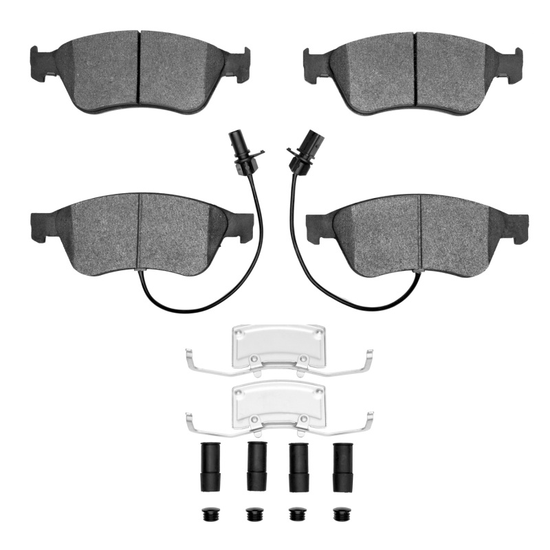 DFC 04-11 Audi S6 Front 5000 Advanced Low Metallic Brake Pads and Hardware Kit