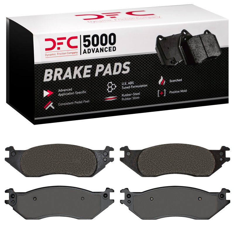 DFC 04-06 Ford E-150 Club Wagon Front 5000 Advanced Semi Metallic Brake Pads