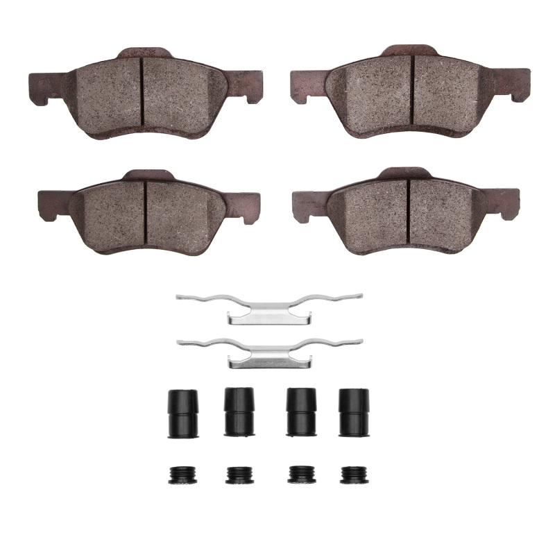 DFC 08-12 Ford Escape Front 5000 Advanced Ceramic Brake Pads and Hardware Kit