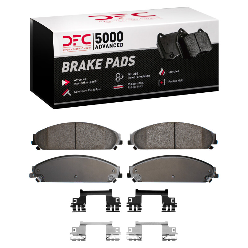 DFC 07-23 Chrysler 300 Front 5000 Advanced Ceramic Brake Pads and Hardware Kit
