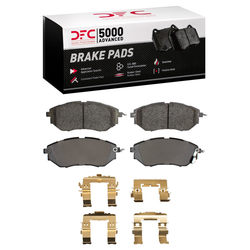 DFC 15-15 Subaru Legacy Front 5000 Advanced Ceramic Brake Pads and Hardware Kit