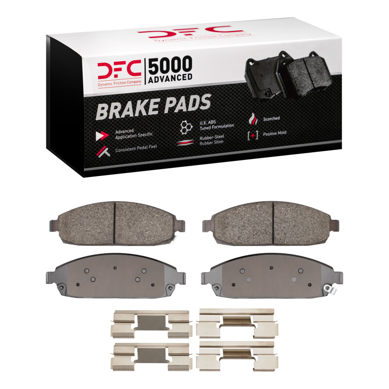 DFC 05-10 Jeep Grand Cherokee Front 5000 Advanced Ceramic Brake Pads and Hardware Kit