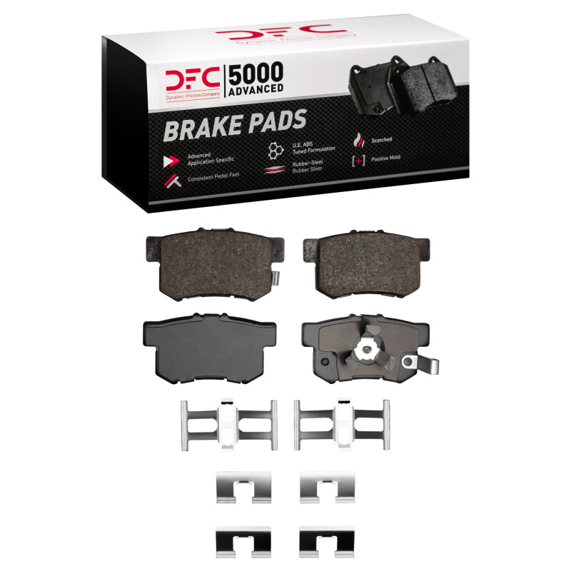 DFC 05-18 Acura RDX Rear 5000 Advanced Ceramic Brake Pads and Hardware Kit