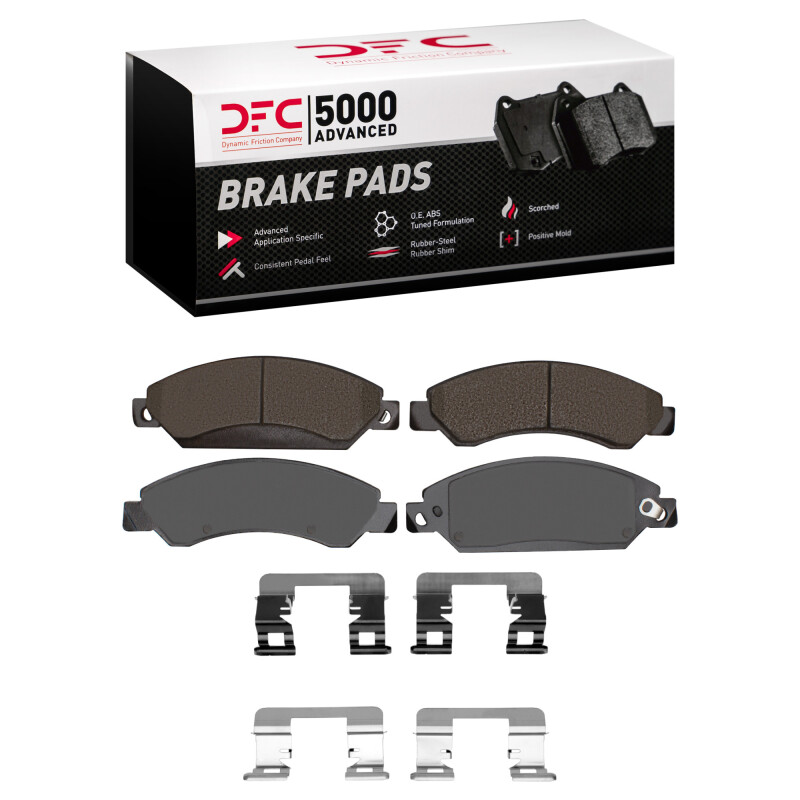 DFC 05-08 Cadillac Escalade ESV Front 5000 Advanced Ceramic Brake Pads and Hardware Kit