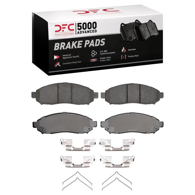 DFC 05-25 Chevrolet City Express Front 5000 Advanced Ceramic Brake Pads and Hardware Kit