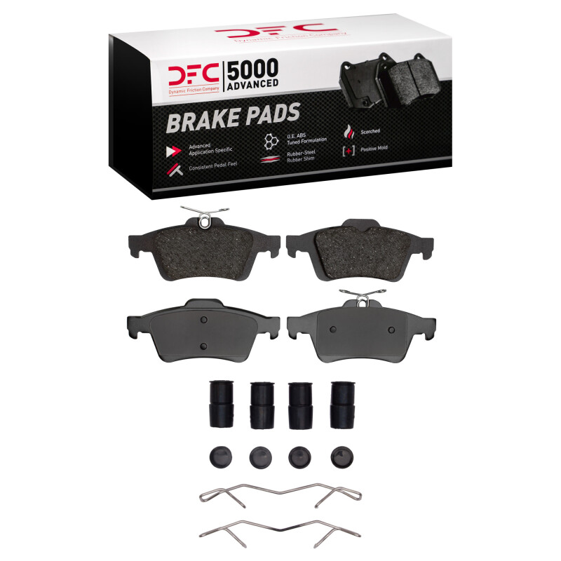 DFC 03-23 Cadillac BLS (Mexico) Rear 5000 Advanced Ceramic Brake Pads and Hardware Kit