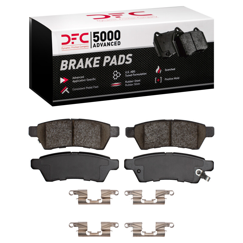 DFC 05-25 Nissan Frontier Rear 5000 Advanced Ceramic Brake Pads and Hardware Kit