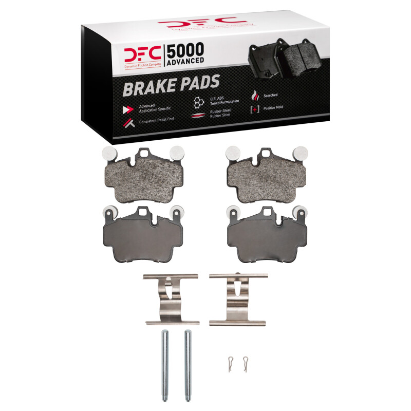 DFC 05-23 Porsche 911 Rear/Front 5000 Advanced Low Metallic Brake Pads and Hardware Kit