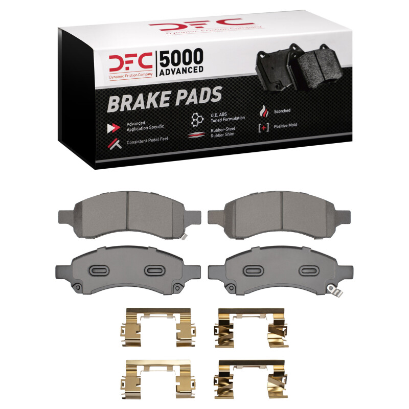 DFC 07-17 Buick Enclave Front 5000 Advanced Ceramic Brake Pads and Hardware Kit