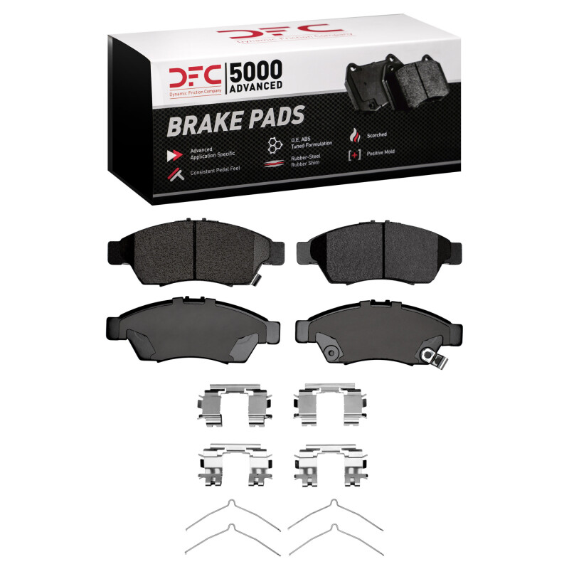 DFC 06-07 Suzuki Aerio Front 5000 Advanced Ceramic Brake Pads and Hardware Kit