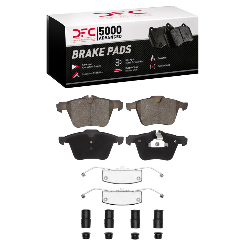 DFC 07-18 Volvo V60/S60 Front 5000 Advanced Ceramic Brake Pads & Hardware Kit
