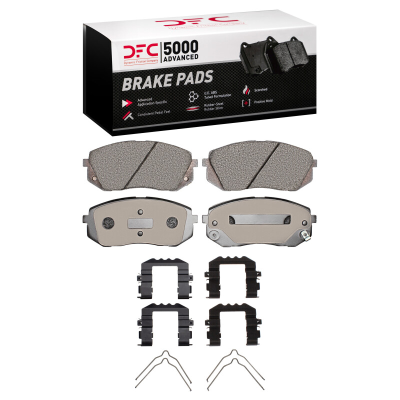 DFC 15-15 Hyundai Sonata Front 5000 Advanced Ceramic Brake Pads and Hardware Kit