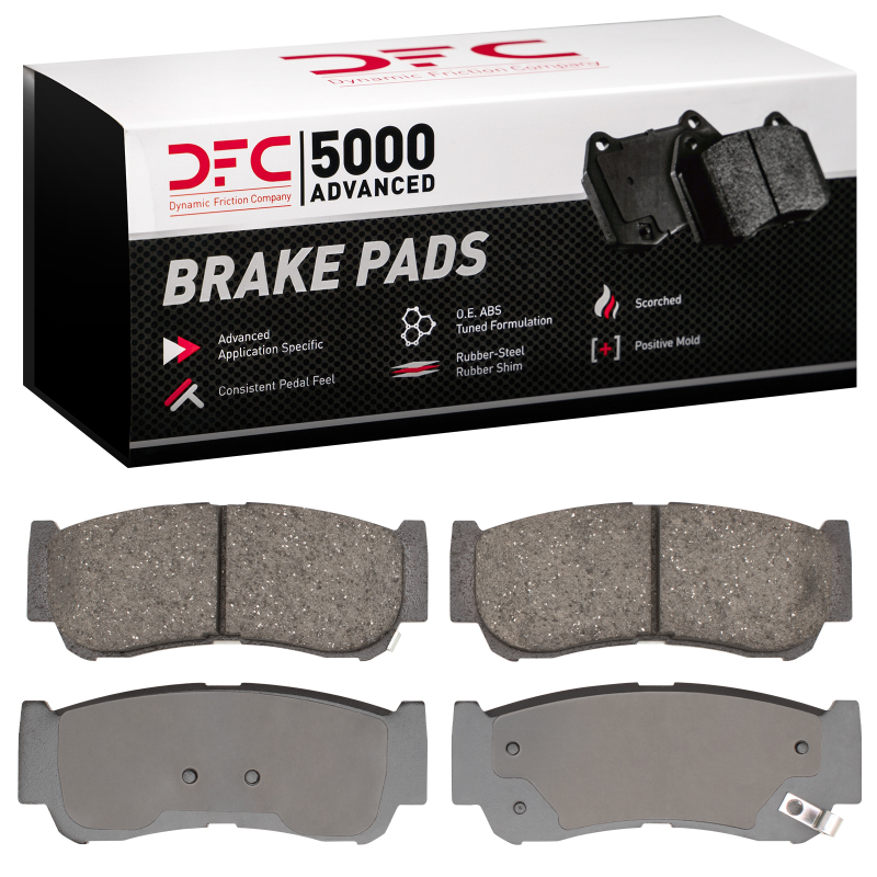 DFC 07-25 Chevrolet S10 MAX (Mexico) Rear 5000 Advanced Ceramic Brake Pads
