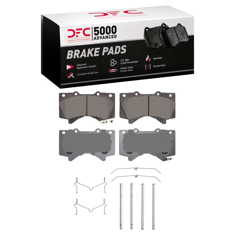 DFC 07-22 Lexus LX570 Front 5000 Advanced Ceramic Brake Pads and Hardware Kit