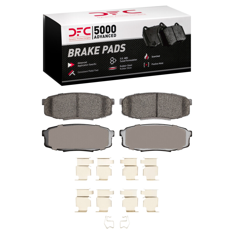 DFC 07-22 Lexus LX570 Rear 5000 Advanced Ceramic Brake Pads and Hardware Kit