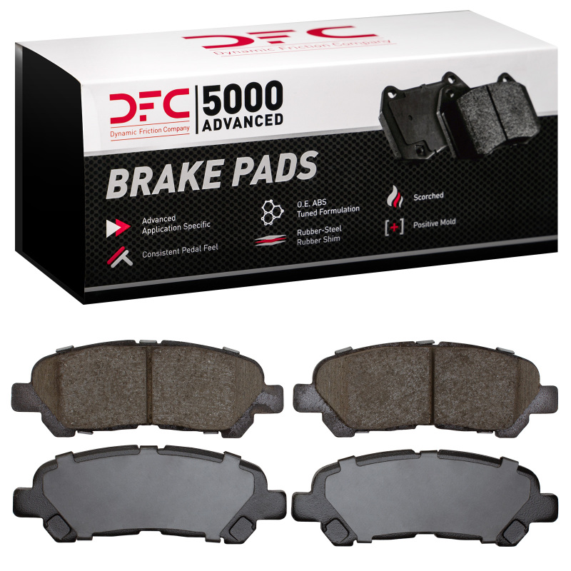 DFC 08-13 Toyota Highlander Rear 5000 Advanced Ceramic Brake Pads