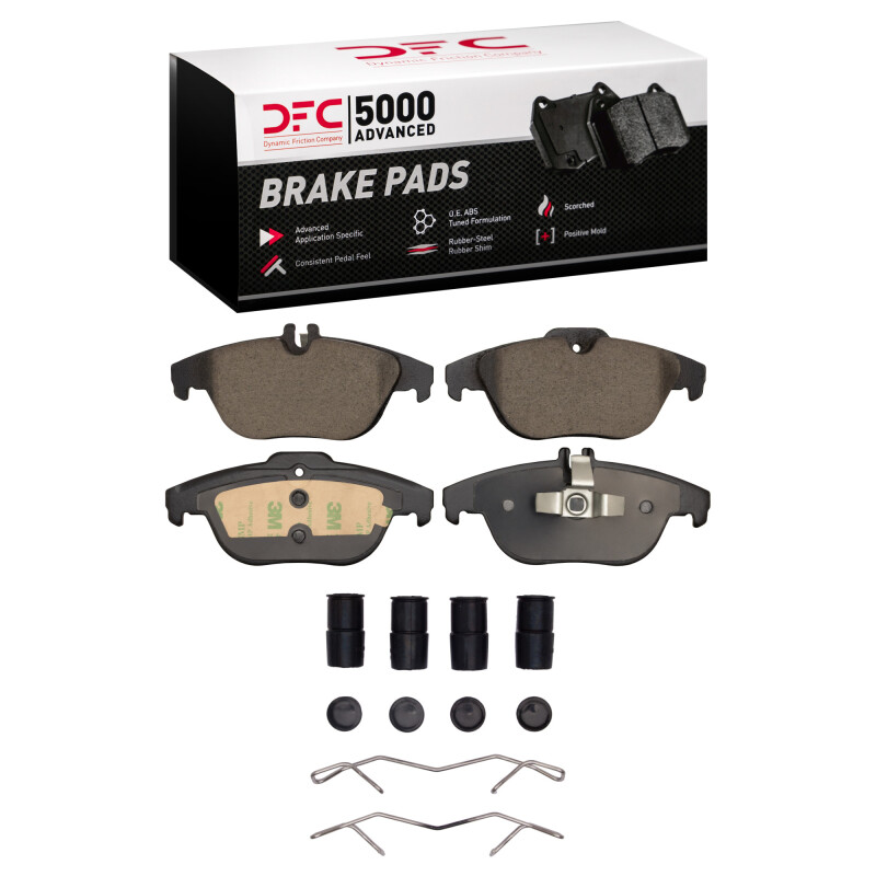 DFC 10-17 Mercedes-Benz C300 Sedan Rear 5000 Advanced Ceramic Brake Pads and Hardware Kit