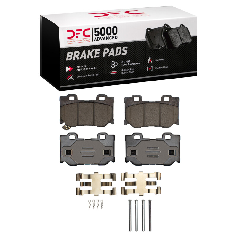 DFC 08-25 Infiniti Q60 Rear 5000 Advanced Ceramic Brake Pads and Hardware Kit