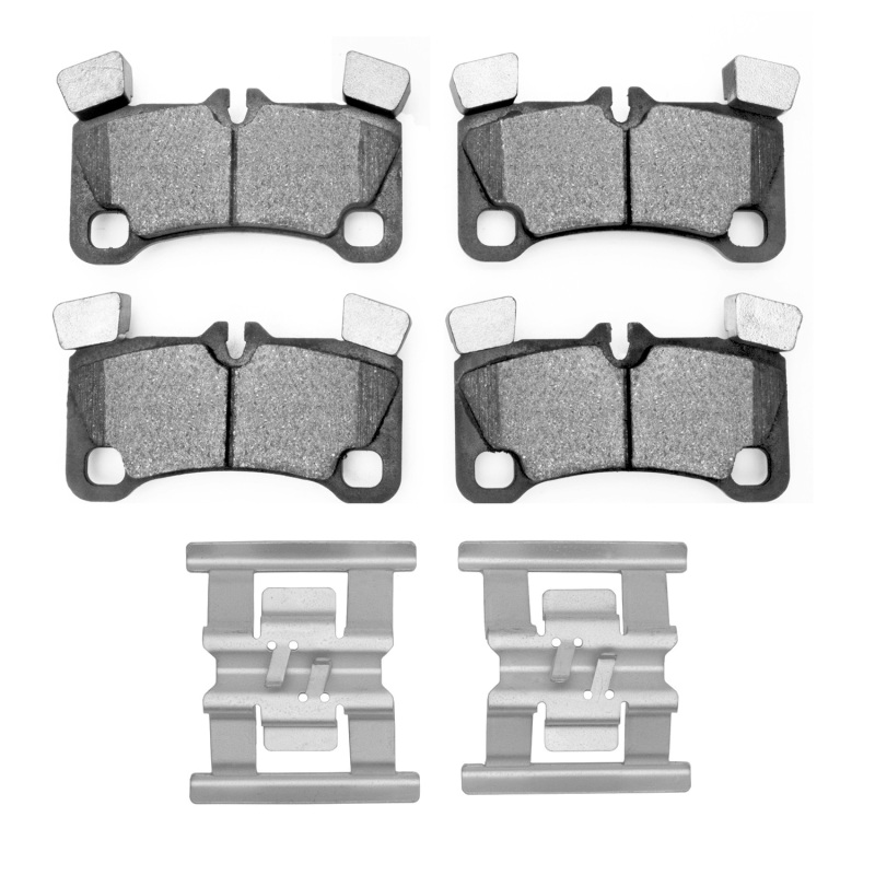 DFC 08-10 Porsche Cayenne Rear 5000 Advanced Low Metallic Brake Pads and Hardware Kit