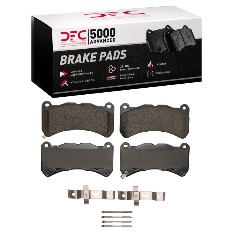DFC 08-25 Lexus IS F Front 5000 Advanced Low Metallic Brake Pads and Hardware Kit