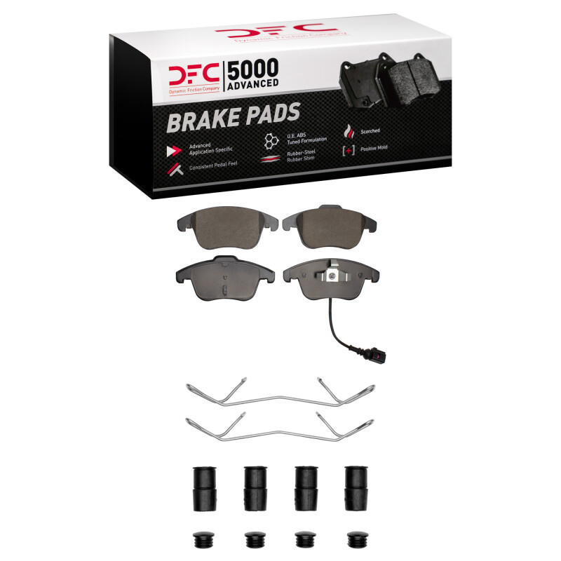 DFC 12-24 Audi Q3 (Mexico) Front 5000 Advanced Ceramic Brake Pads and Hardware Kit