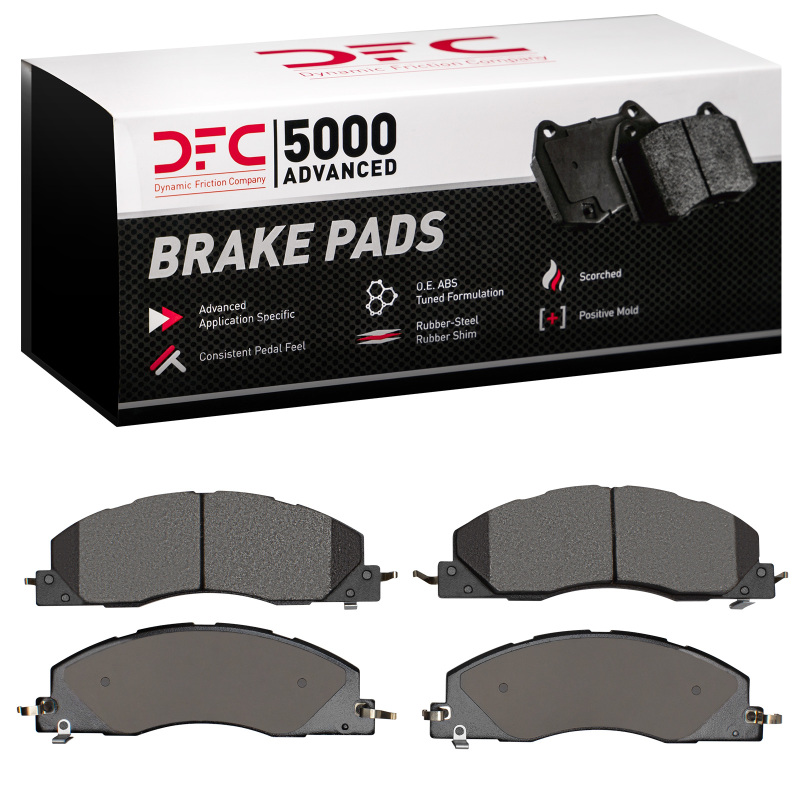 DFC 09-18 Dodge Ram 3500 Front 5000 Advanced Semi Metallic Brake Pads