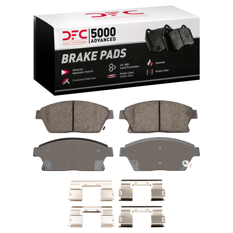 DFC 11-19 Buick Verano Front 5000 Advanced Ceramic Brake Pads and Hardware Kit