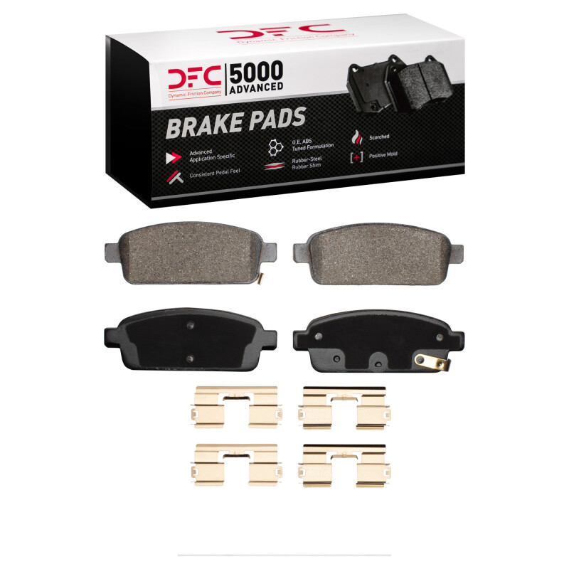 DFC 11-19 Buick Encore Rear 5000 Advanced Ceramic Brake Pads and Hardware Kit