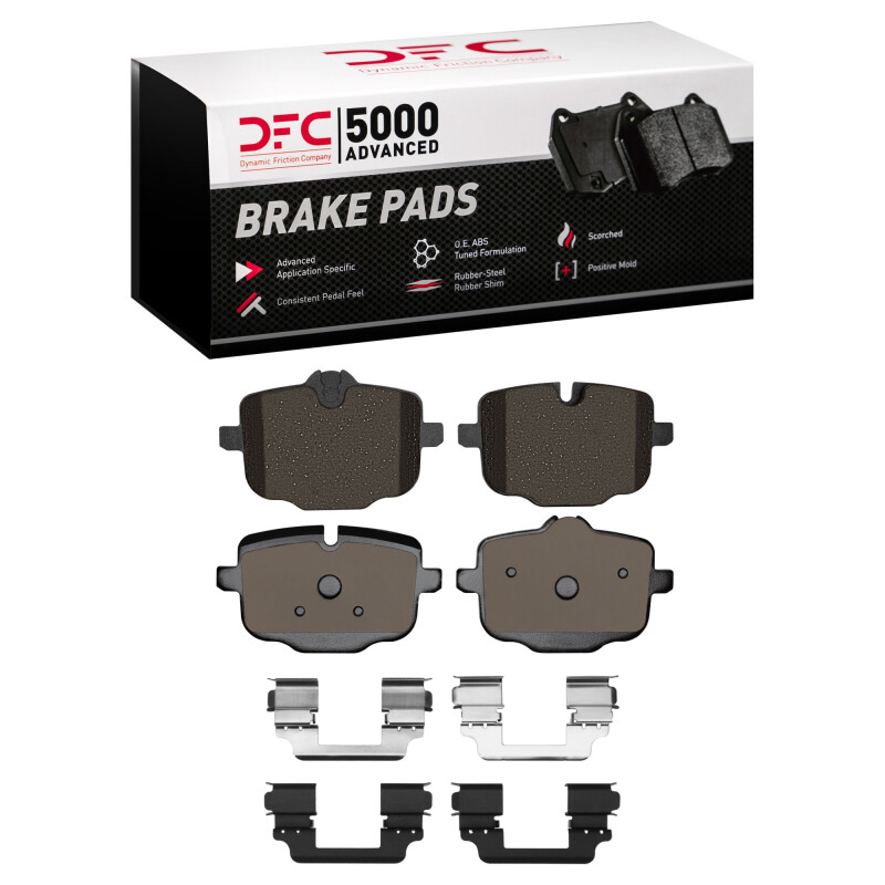 DFC 11-19 BMW 640i Gran Coupe Rear 5000 Advanced Ceramic Brake Pads and Hardware Kit