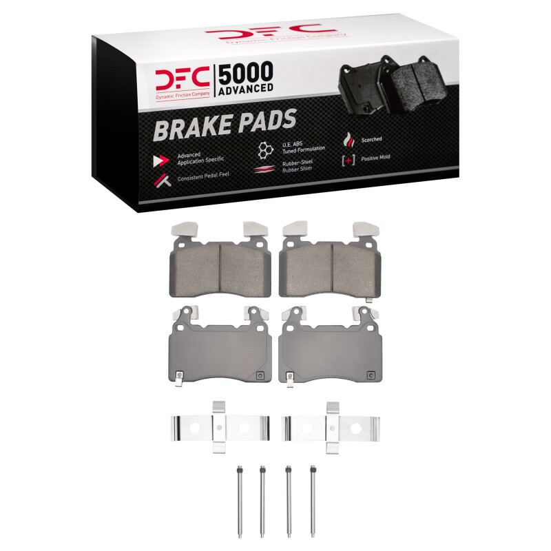 DFC 12-17 Chevrolet SS Front 5000 Advanced Low Metallic Brake Pads and Hardware Kit