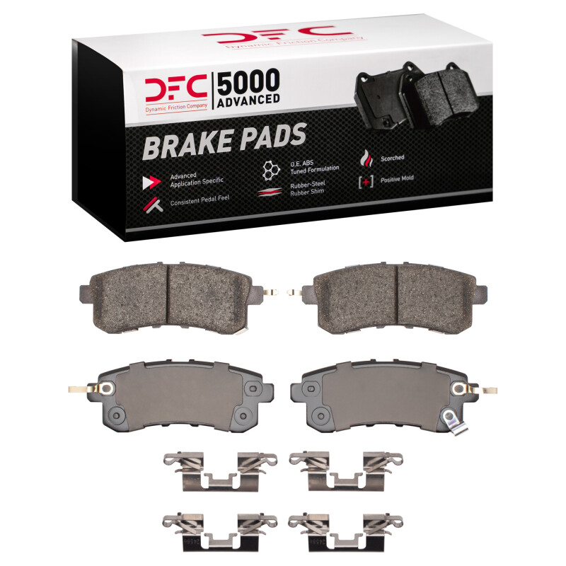 DFC 10-24 Infiniti QX80 Rear 5000 Advanced Ceramic Brake Pads and Hardware Kit