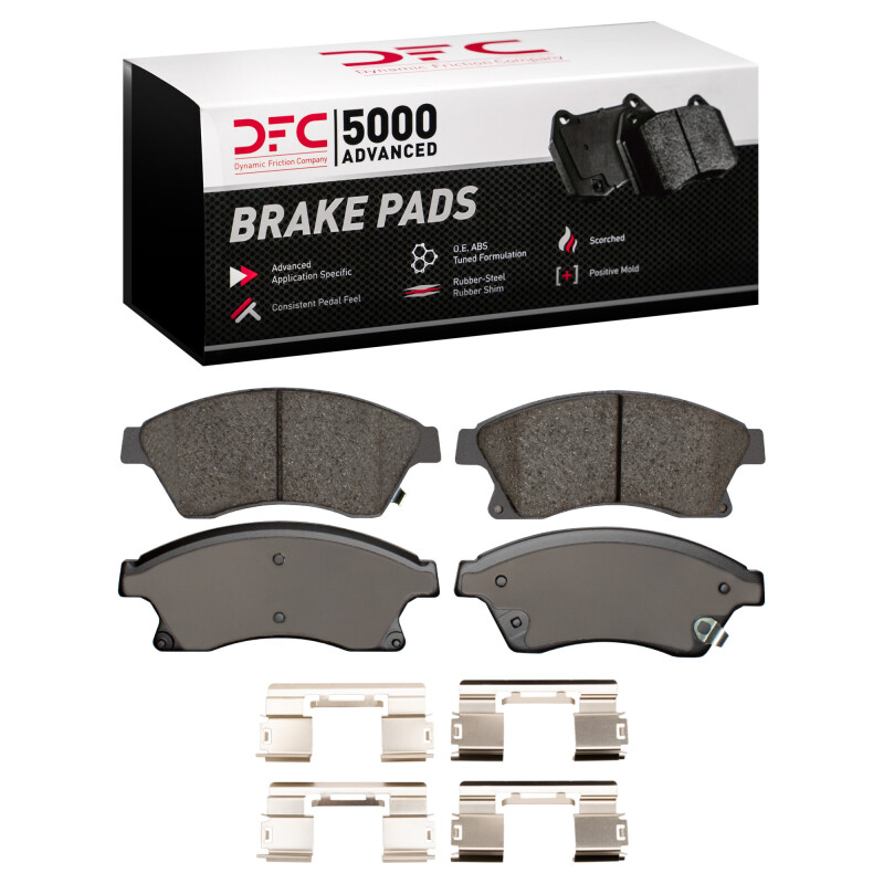DFC 11-17 Chevrolet Cruze Limited Front 5000 Advanced Ceramic Brake Pads and Hardware Kit