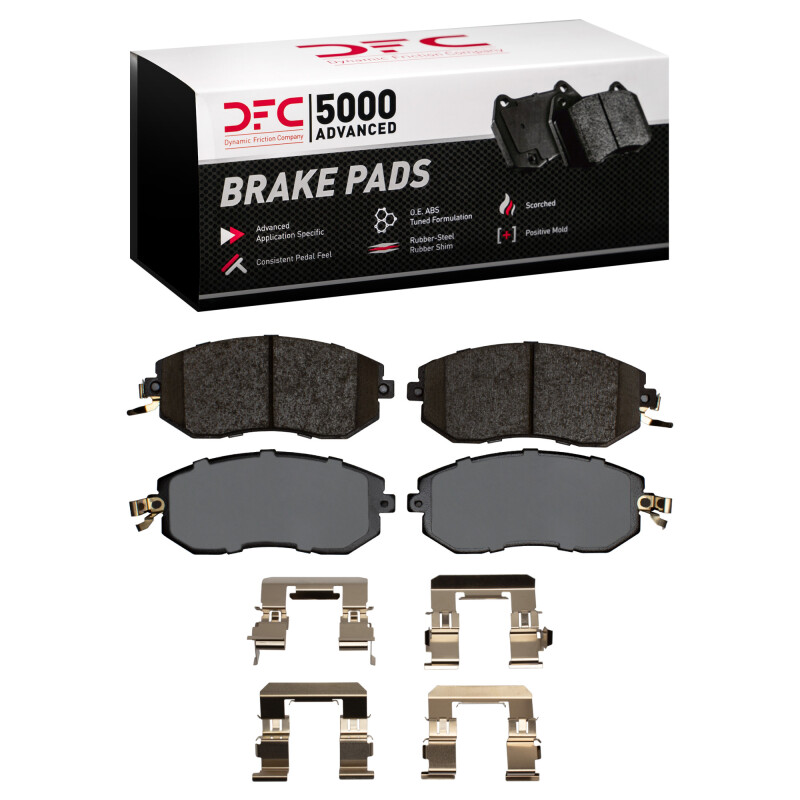 DFC 10-20 Scion FR-S Front 5000 Advanced Ceramic Brake Pads and Hardware Kit