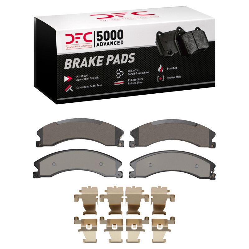 DFC 12-24 Nissan NV2500 Rear 5000 Advanced Ceramic Brake Pads and Hardware Kit