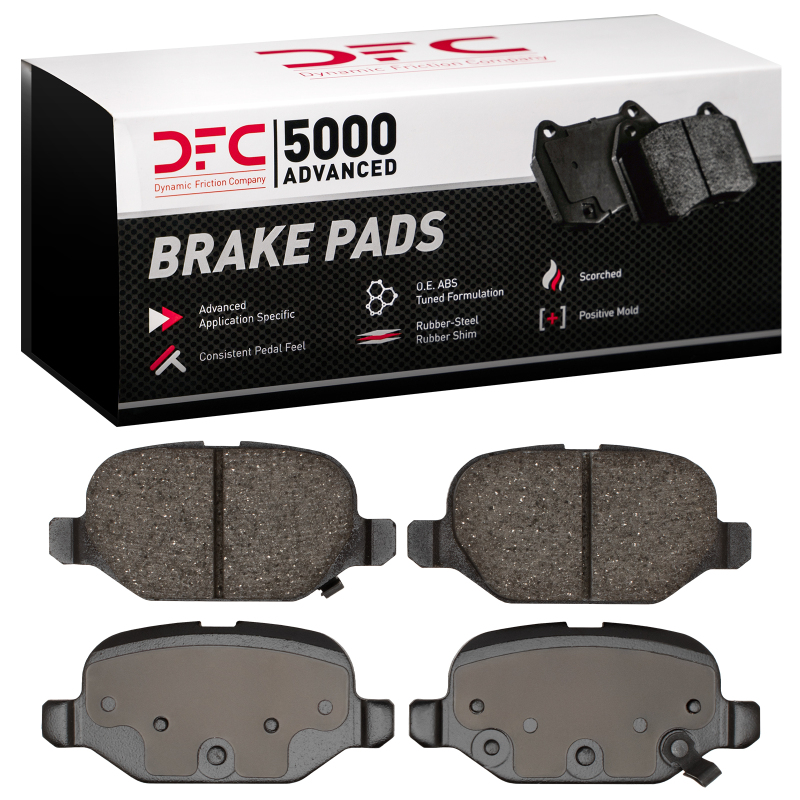 DFC 09-19 Fiat 500 (USA/Canada) Rear 5000 Advanced Ceramic Brake Pads