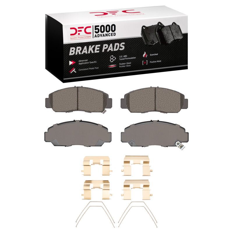 DFC 03-22 Acura CSX Front 5000 Advanced Ceramic Brake Pads and Hardware Kit