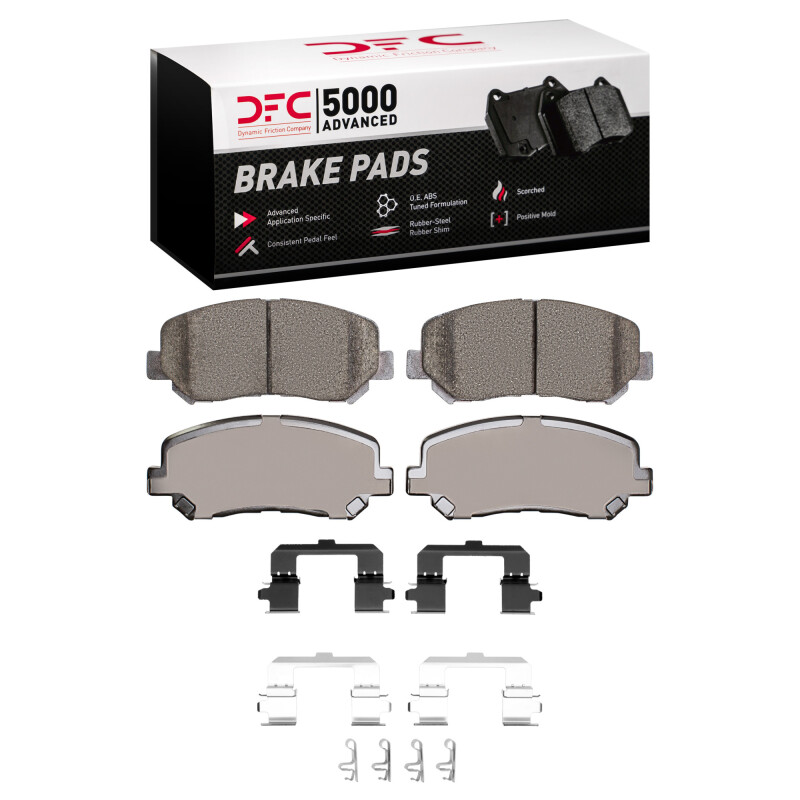 DFC 13-25 Mazda CX-5 Front 5000 Advanced Ceramic Brake Pads and Hardware Kit