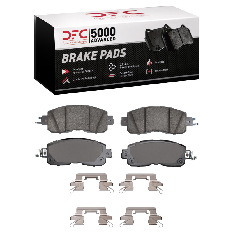 DFC 13-25 Nissan Altima Front 5000 Advanced Ceramic Brake Pads and Hardware Kit