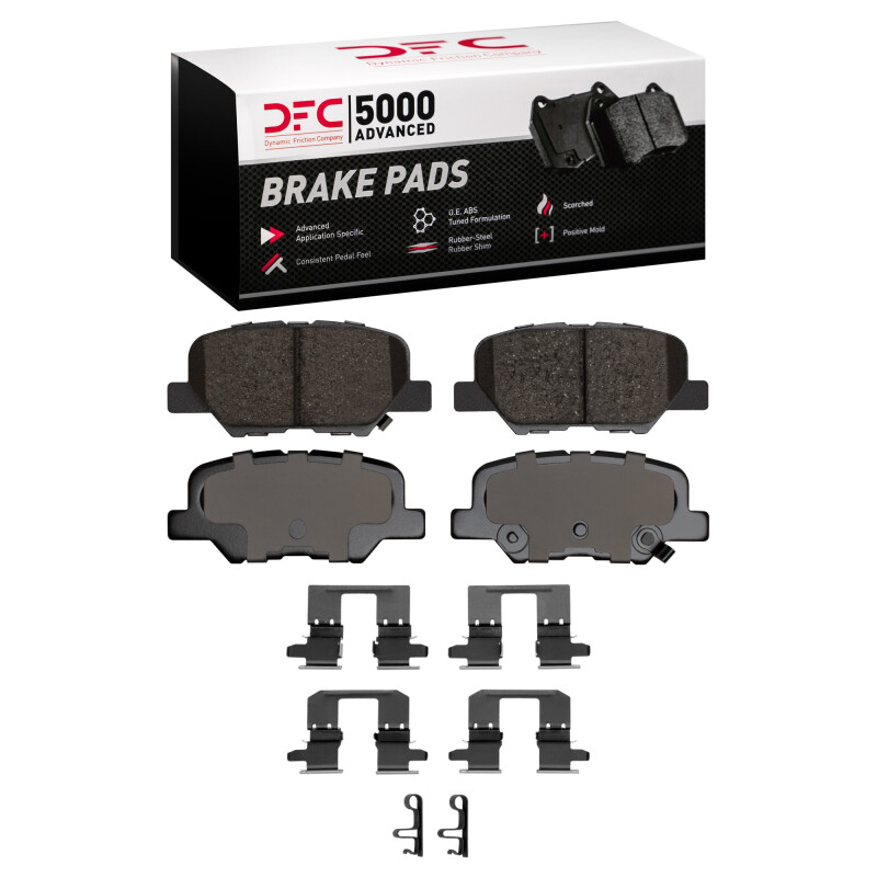 DFC 13-25 Mazda 6 Rear 5000 Advanced Ceramic Brake Pads and Hardware Kit
