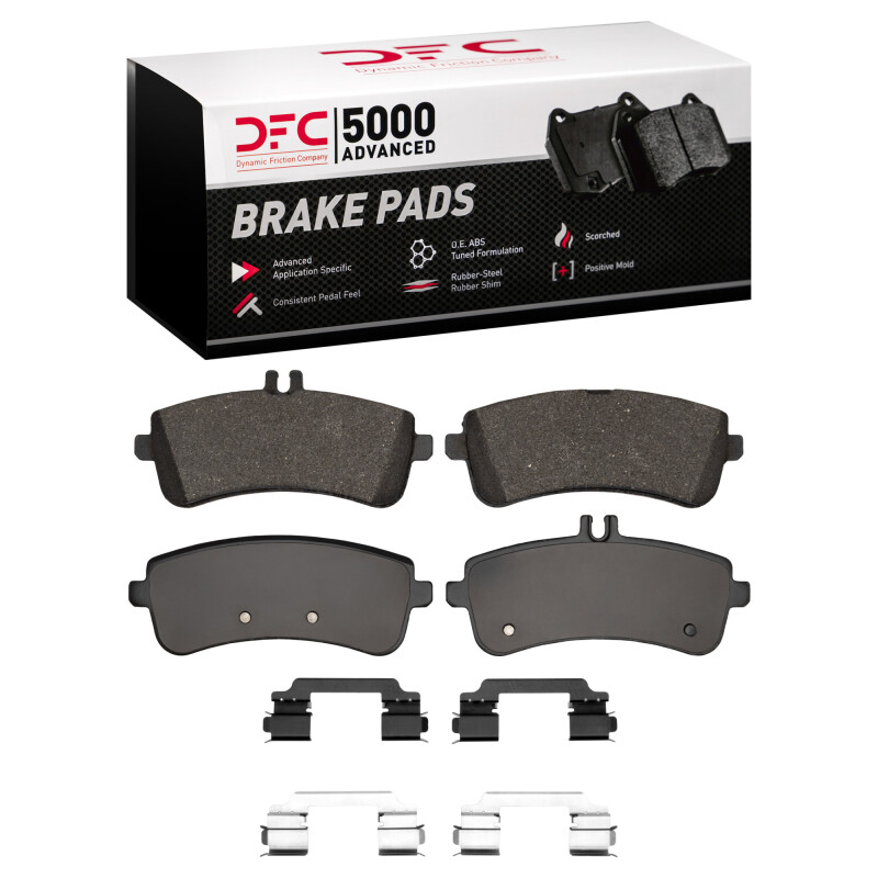 DFC 13-24 Mercedes-Benz AMG GT R Pro Rear 5000 Advanced Low Metallic Brake Pads and Hardware Kit
