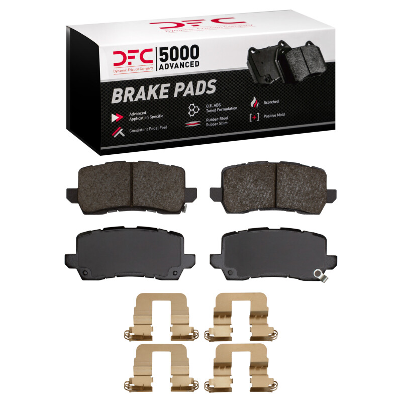 DFC 17-25 Acura MDX Rear 5000 Advanced Ceramic Brake Pads and Hardware Kit
