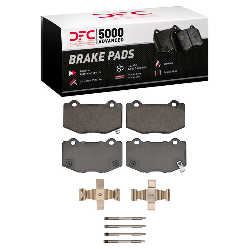 DFC 14-21 Chevrolet Camaro Rear 5000 Advanced Ceramic Brake Pads and Hardware Kit