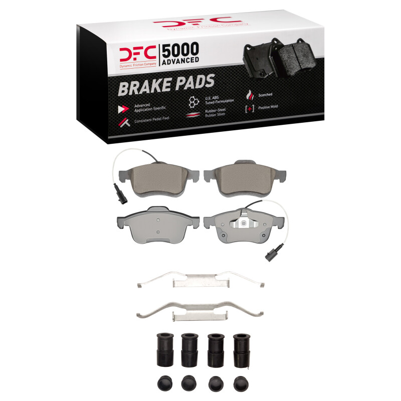 DFC 15-20 Ram ProMaster City Front 5000 Advanced Ceramic Brake Pads and Hardware Kit