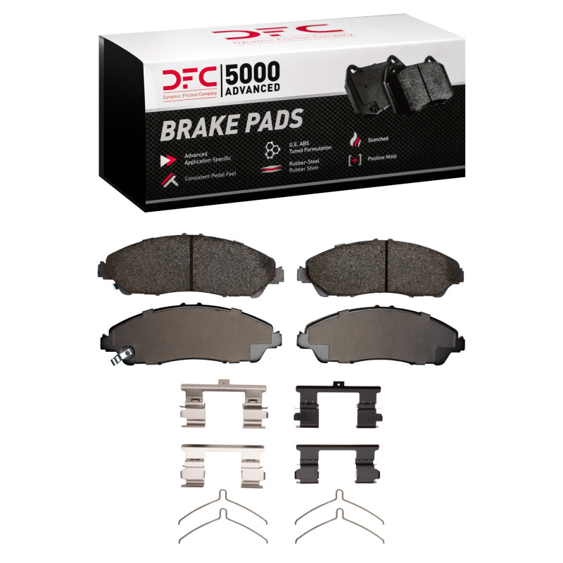 DFC 17-20 Acura MDX Front 5000 Advanced Ceramic Brake Pads and Hardware Kit