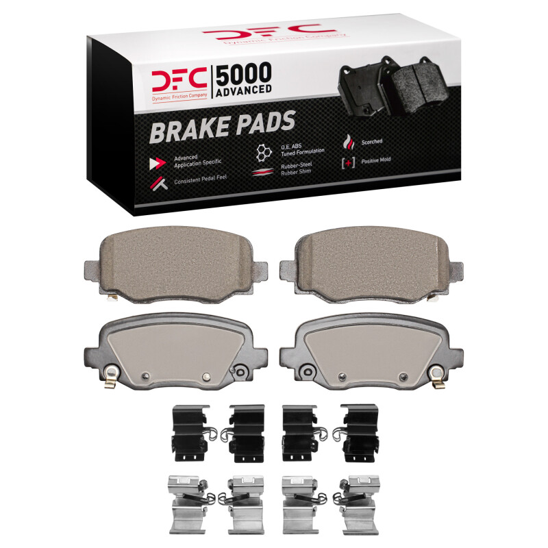 DFC 14-23 Chrysler 200 Rear 5000 Advanced Ceramic Brake Pads and Hardware Kit
