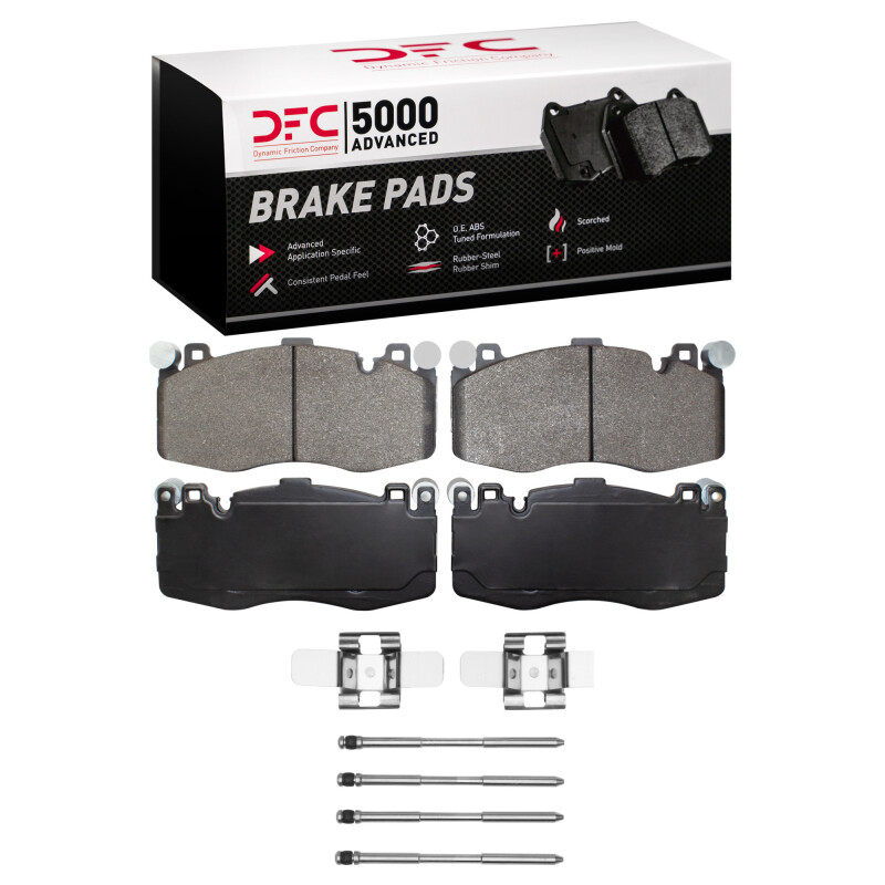 DFC 12-19 BMW X6 Front 5000 Advanced Low Metallic Brake Pads and Hardware Kit